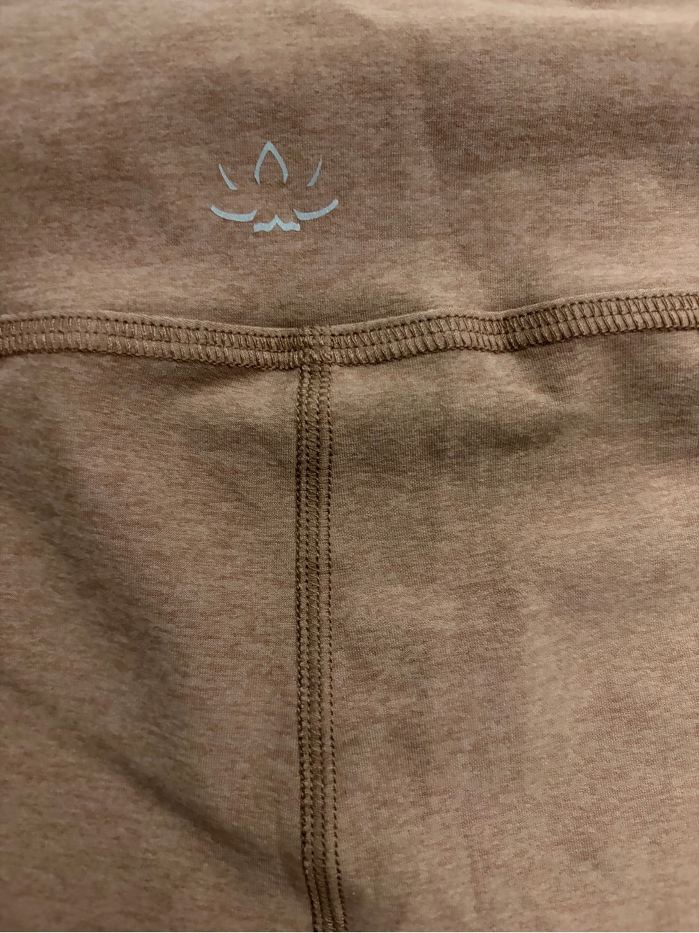 Beyond Yoga Spacedye At Your Leisure Crossover Midi Leggings Tan XL - Picture 5 of 5